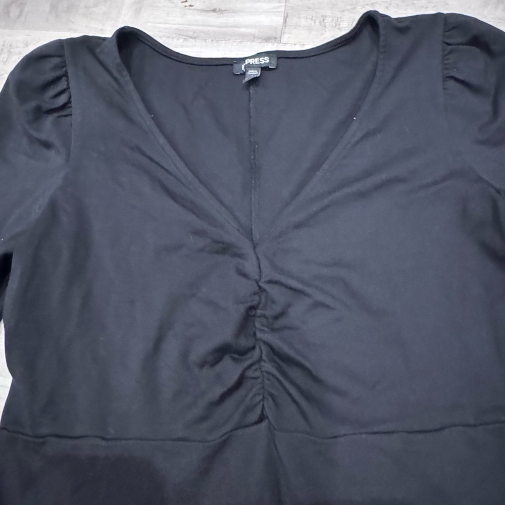 Simple, black express dress size large